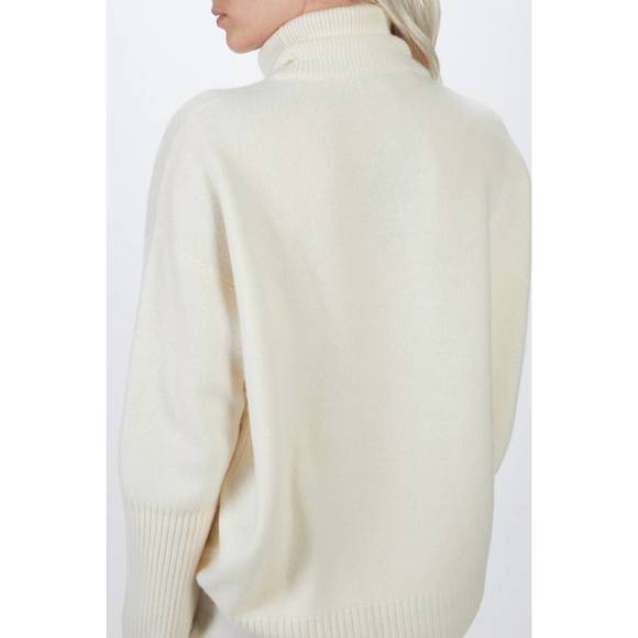 NEW ZEYNEP ARCAY cashmere turtleneck jumper in off white - Picture 5 of 7